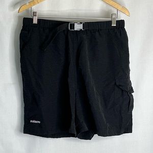 Vintage Hind Used Nylon Belted Hiking Shorts - Large Back Pockets - Size L GHP6.